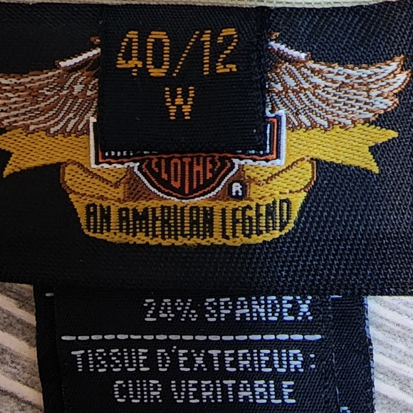 Harley-Davidson leather Vest tank top - Picture 7 of 8